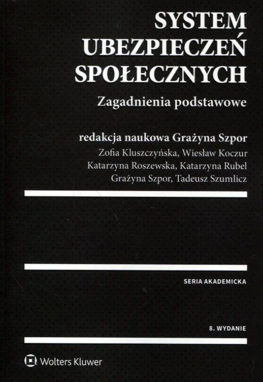 Książka - System ubezpieczeń społecznych