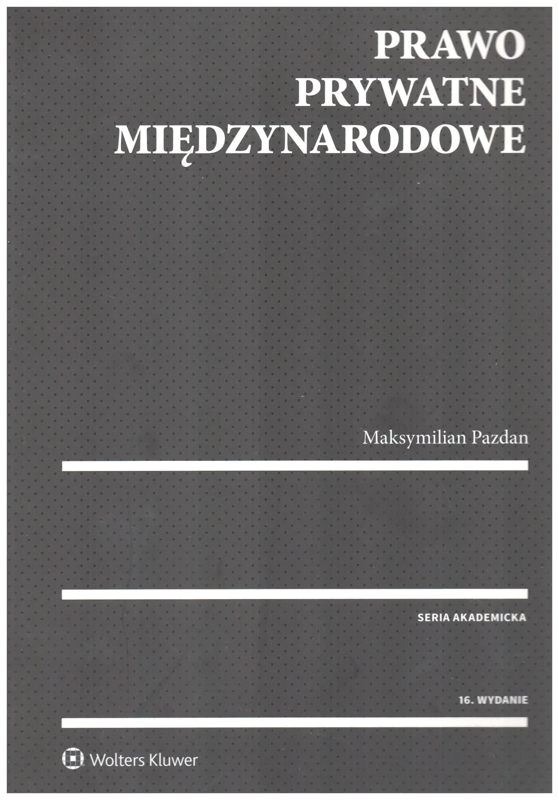 Książka - Prawo prywatne międzynarodowe