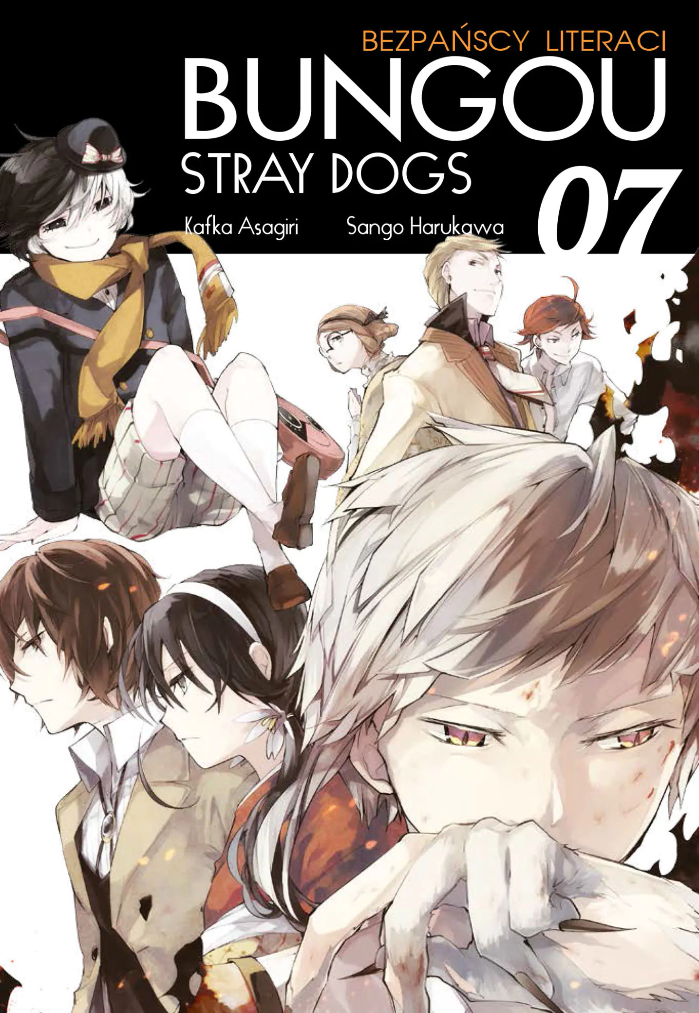 Książka - Bungou Stray Dogs. Tom 7. Bezpańscy Literaci