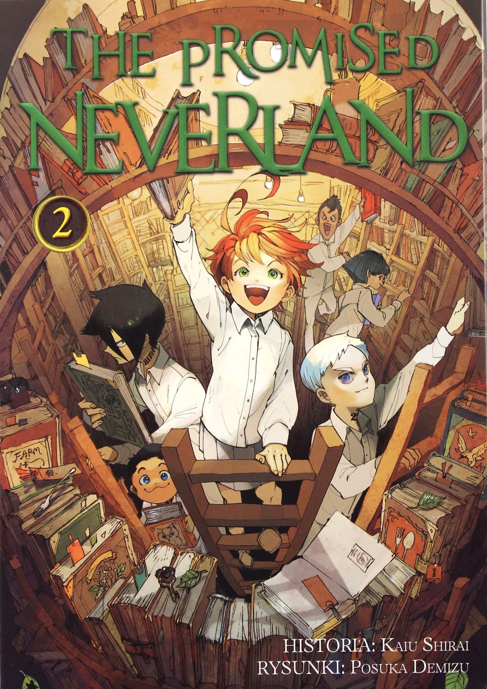 Książka - The Promised Neverland. Tom 2