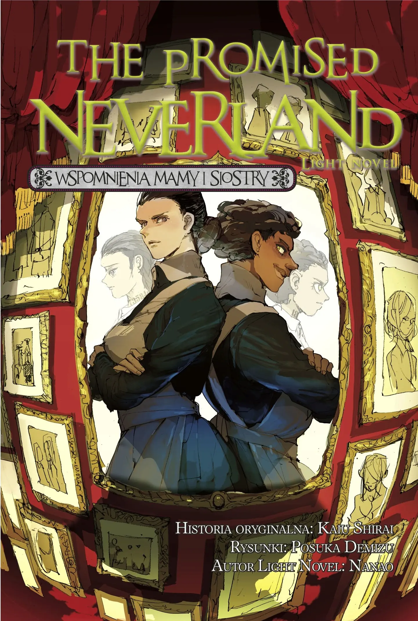 Książka - Wspomnienia mamy i siostry. The Promised Neverland. Light Novel