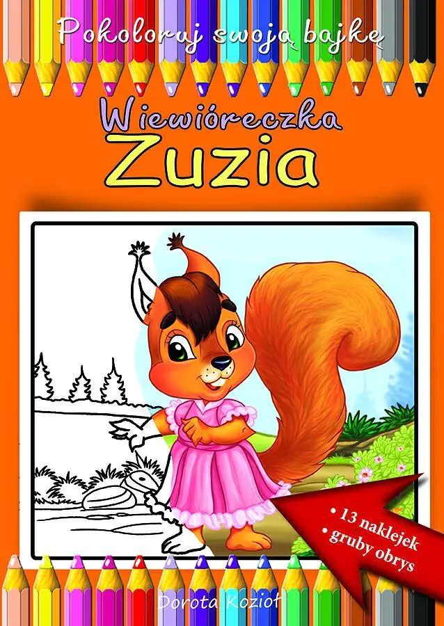 Książka - Wiewióreczka Zuzia