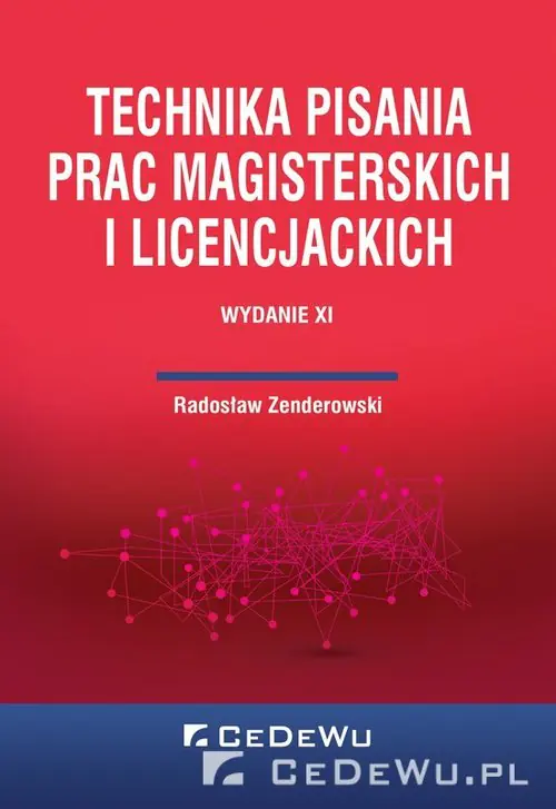 Książka - Technika pisania prac magisterskich i licencjackich