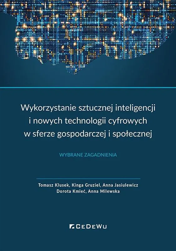Książka - Wykorzystanie sztucznej inteligencji i nowych...