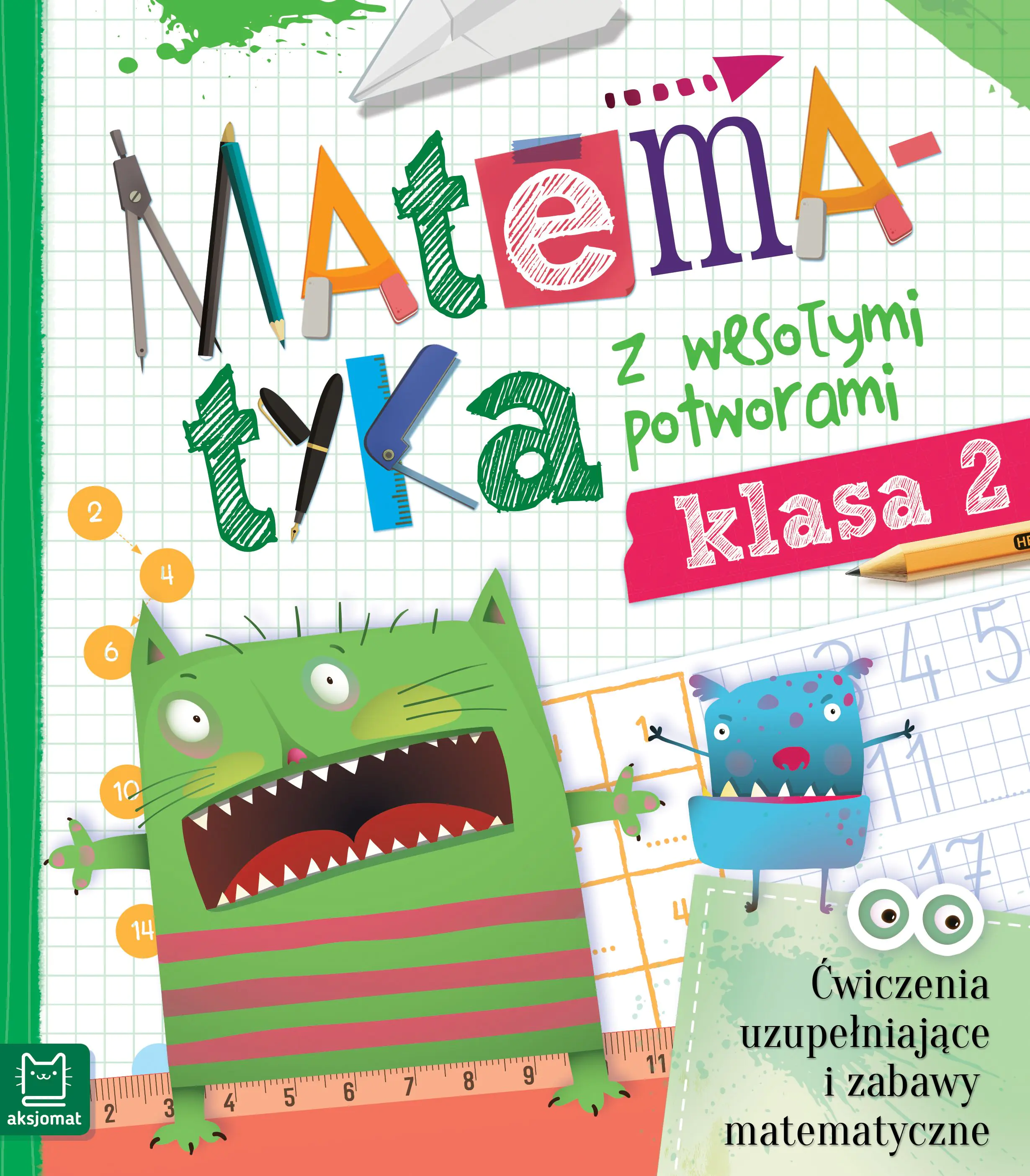 Książka - Matematyka z wesołymi potworami. Klasa 2