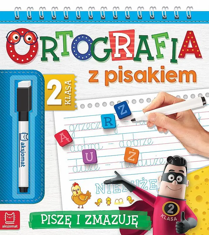 Książka - Piszę i zmazuję. Ortografia z pisakiem. Klasa 2