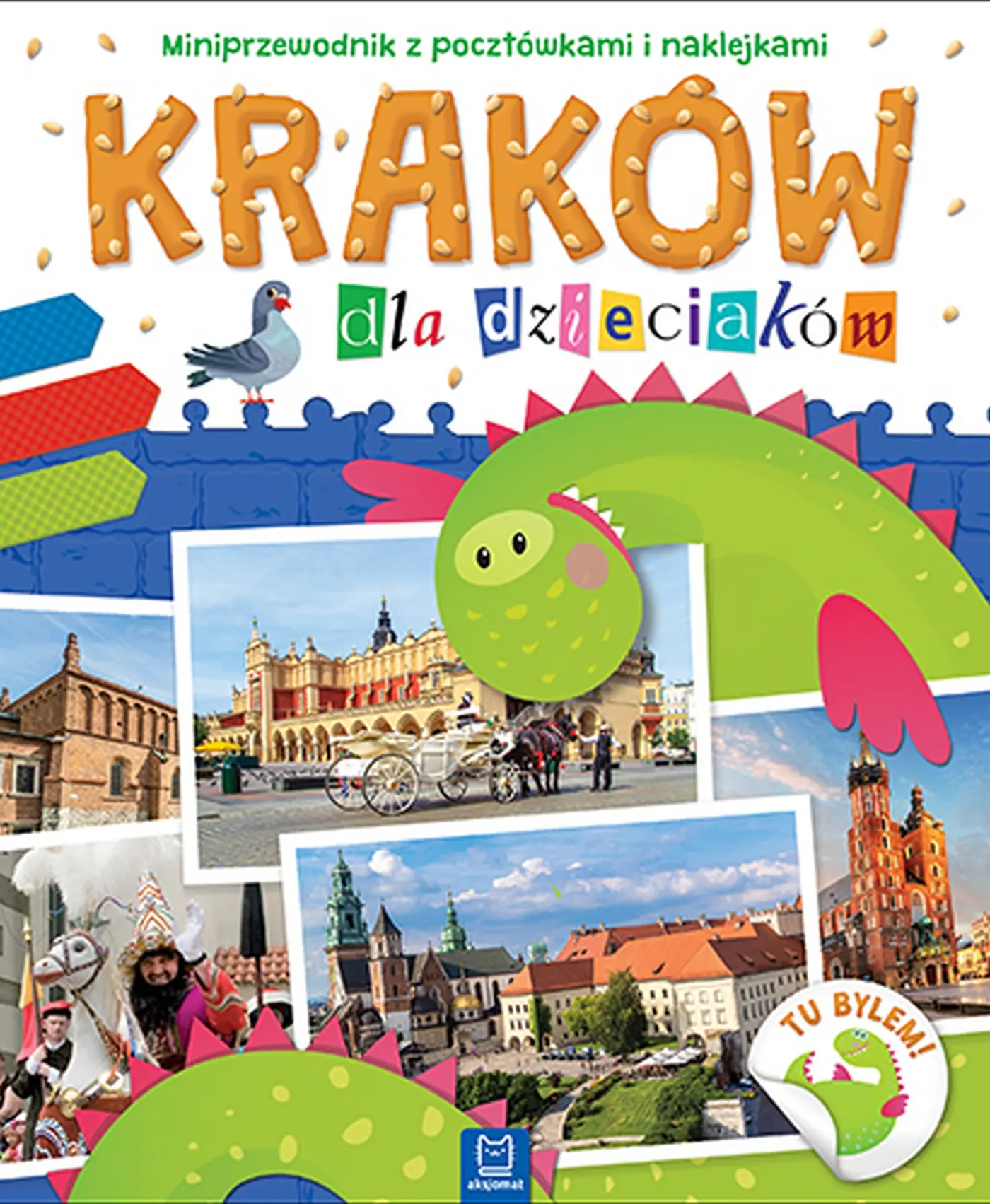Książka - Kraków dla dzieciaków. Miniprzewodnik z pocztówkami i naklejkami