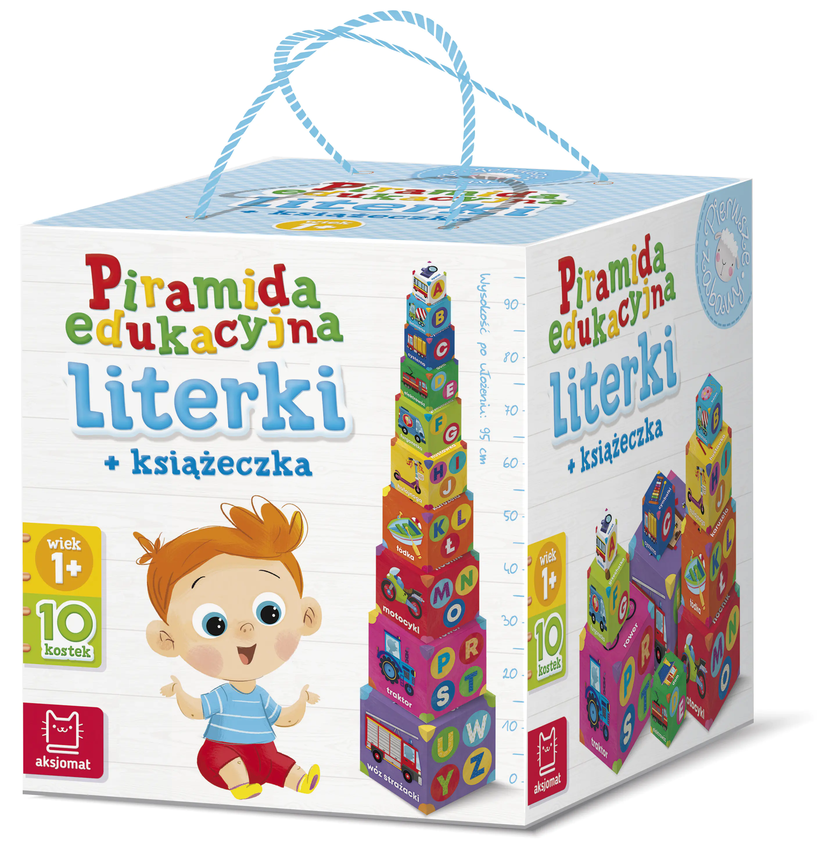 Książka - Piramida edukacyjna literki książeczka