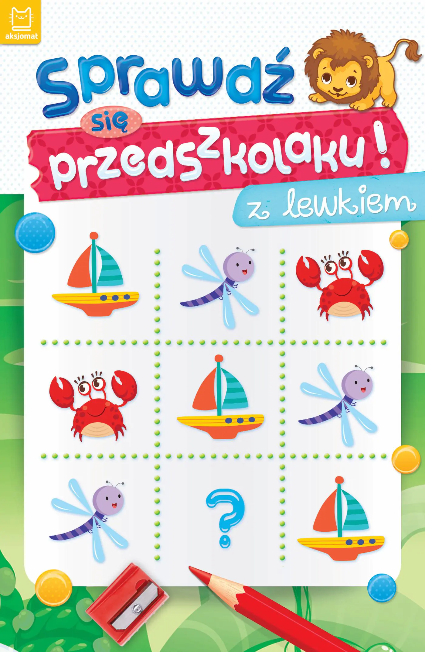 Książka - Sprawdź się przedszkolaku! Z lewkiem. Sprawdź się przedszkolaku!