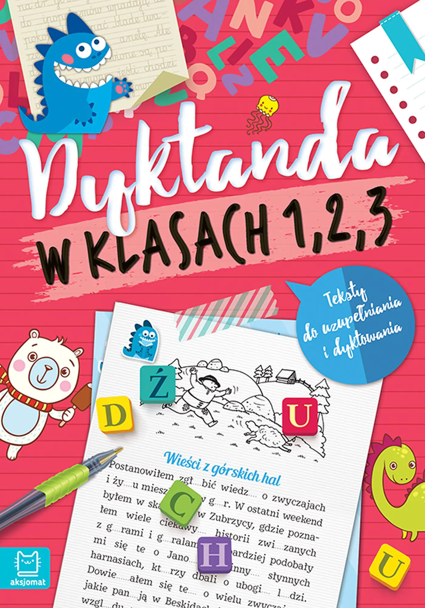 Książka - Dyktanda w klasach 1, 2, 3