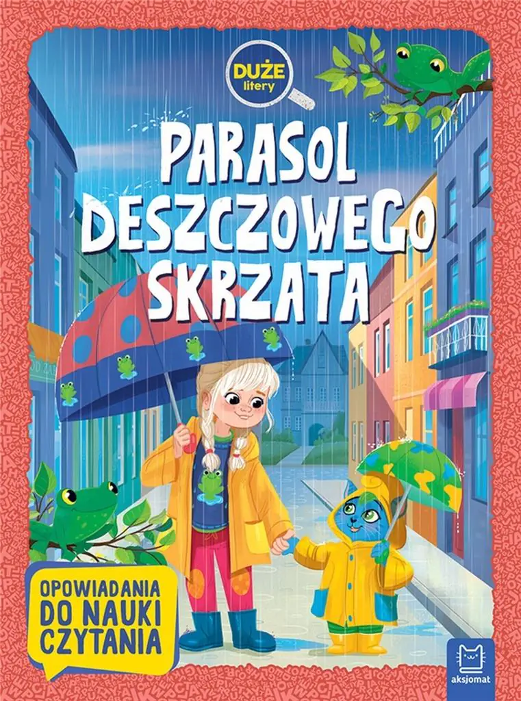 Książka - Książka Parasol deszczowego skrzata. Duże litery. Opowiadanai do nauki czytania