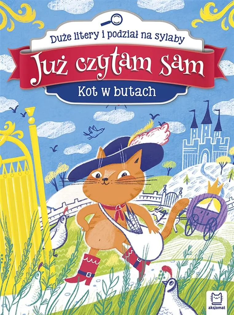 Książka - Już czytam sam. Kot w butach. Duże litery i podział na sylaby