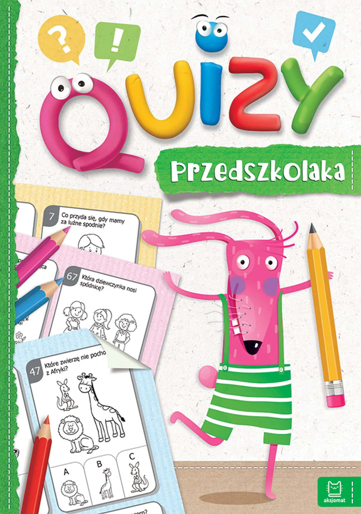 Książka - QUIZY PRZEDSZKOLAKA. ZIELONE