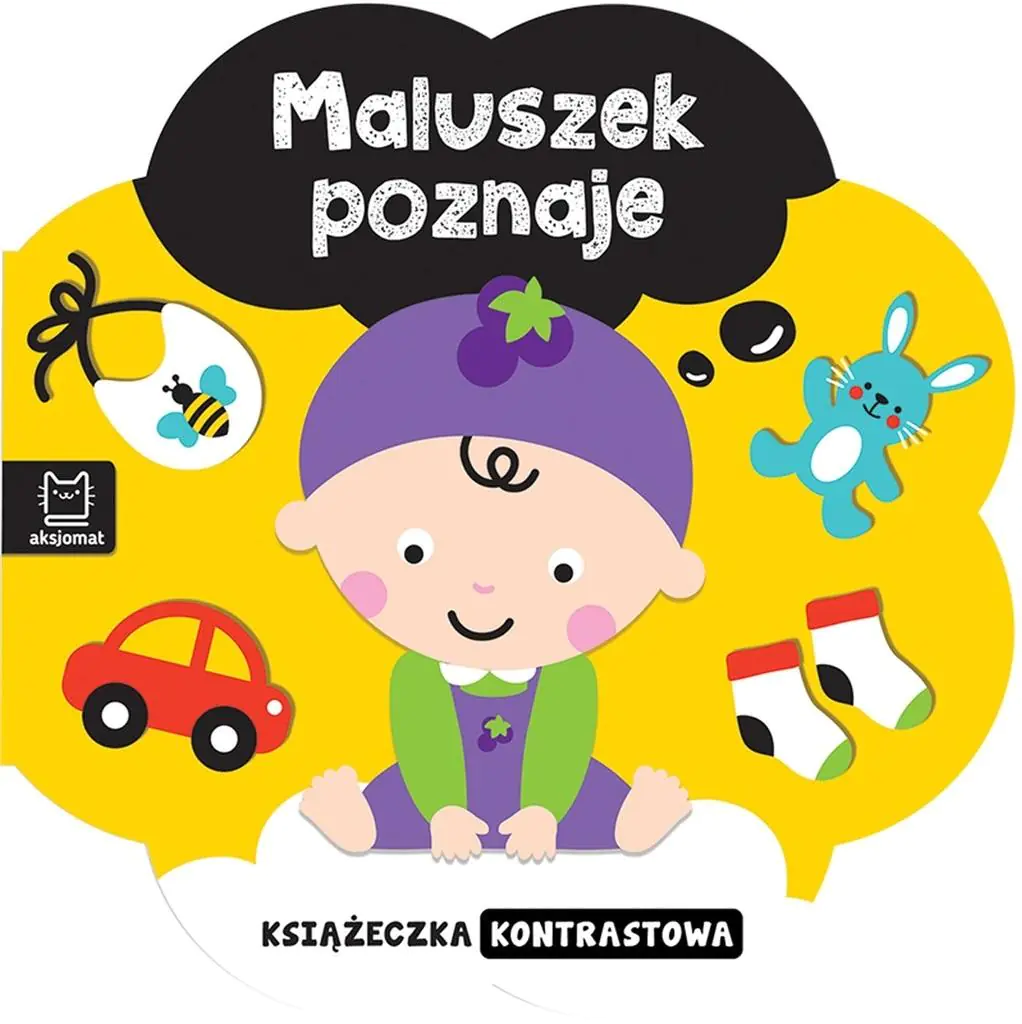 Książka - Książeczka kontrastowa. Maluszek poznaje