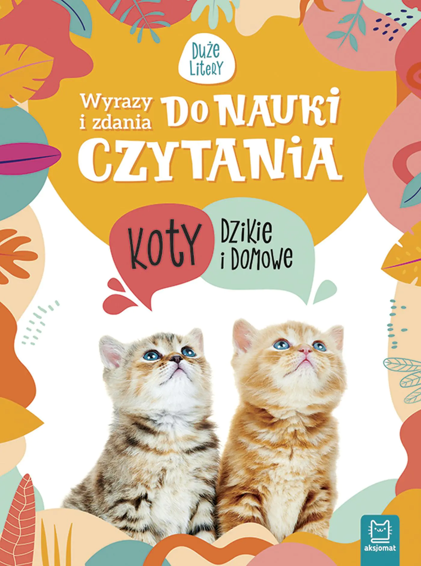 Książka - Książka Wyrazy i zdania do nauki czytania. Tajemnice przyrody. Koty dzikie i domowe