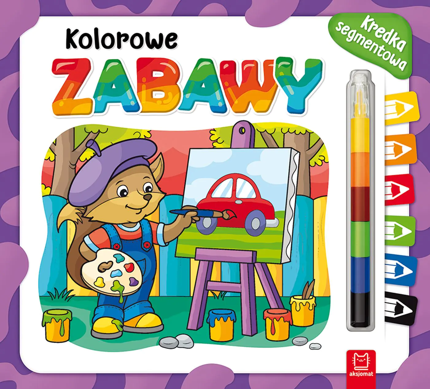 Książka - Książka Kolorowe Zabawy. Kredka Segmentowa