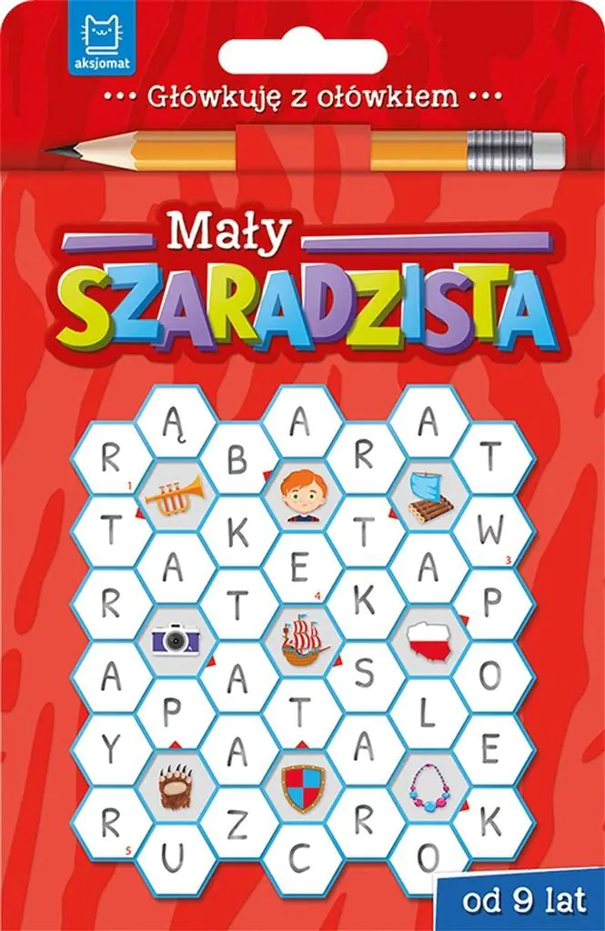 Książka - Mały szaradzista od 9 lat. Książeczka czerwona