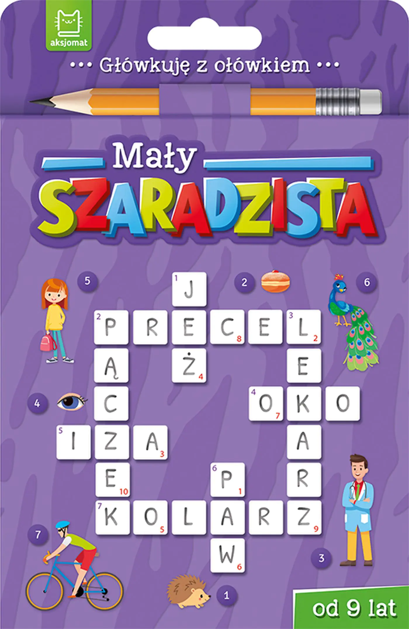 Książka - Mały szaradzista. Książeczka fioletowa