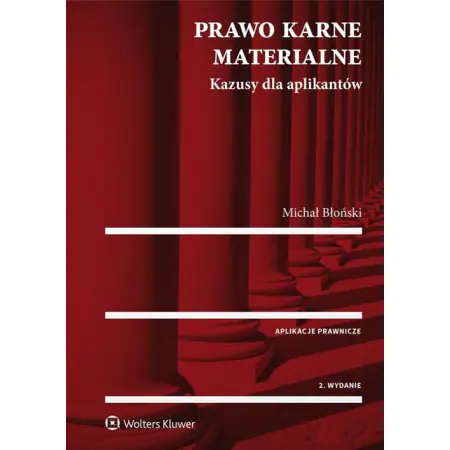 Książka - Prawo karne materialne. Kazusy dla aplikantów