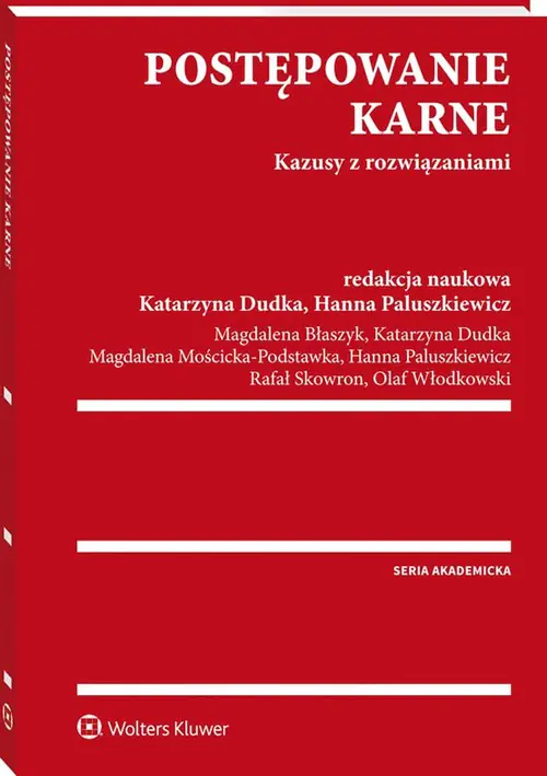 Książka - Postępowanie karne. Kazusy z rozwiązaniami