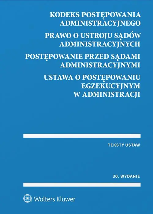 Książka - Kodeks postępowania administracyjnego w.30