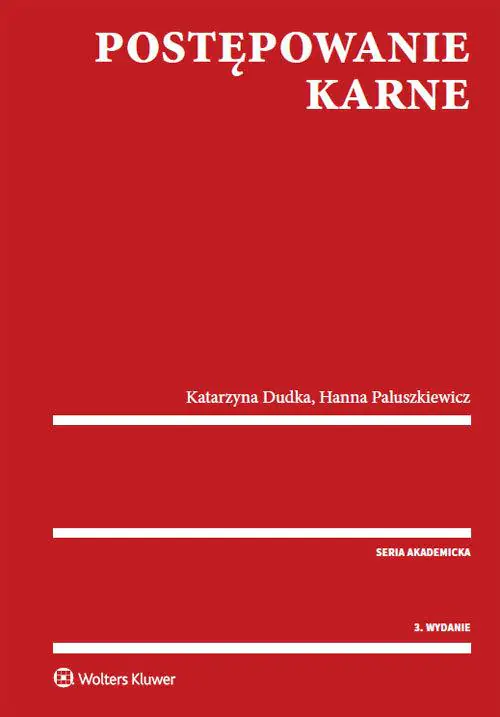 Książka - Postępowanie karne