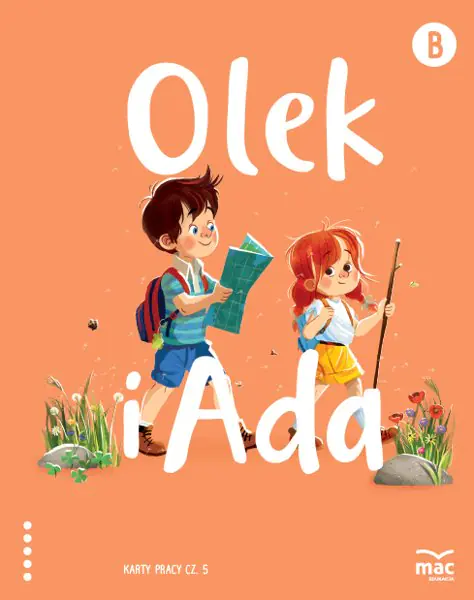 Książka - Olek i Ada. Poziom B. Karty pracy. Część 5