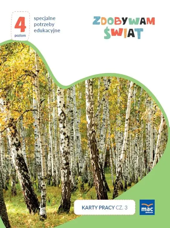 Książka - Zdobywam świat. Karty pracy. Poziom 4. Część 3