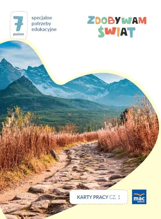 Książka - Zdobywam świat. Karty pracy. Poziom 7. Część 1