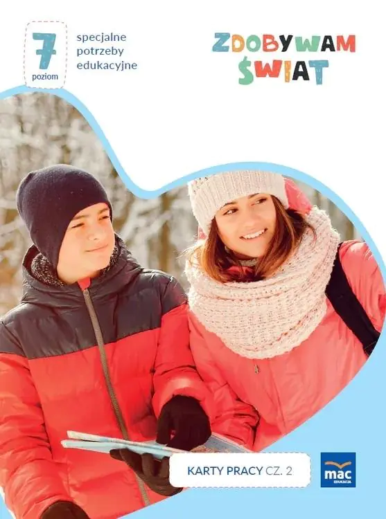 Książka - Zdobywam świat. Karty pracy. Poziom 7. Część 2