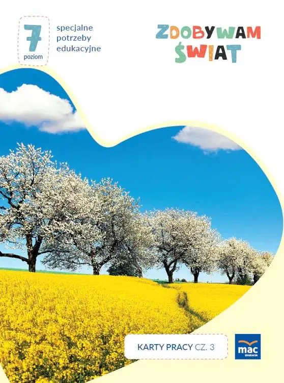 Książka - Zdobywam świat. Karty pracy. Poziom 7. Część 3