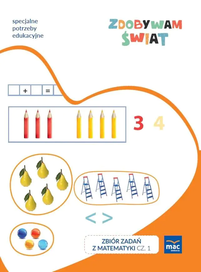 Książka - Zdobywam świat. Zbiór zadań z matematyki. Poziom A