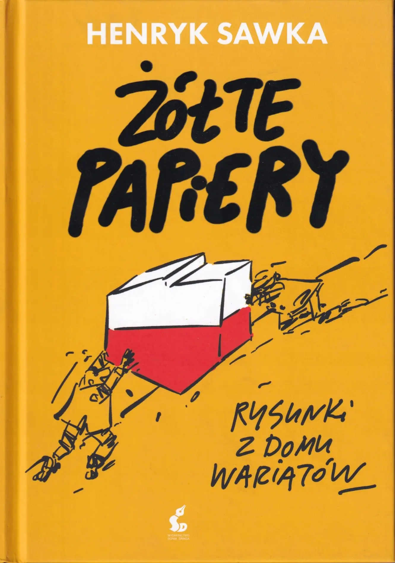 Książka - Żółte papiery. Rysunki z domu wariatów