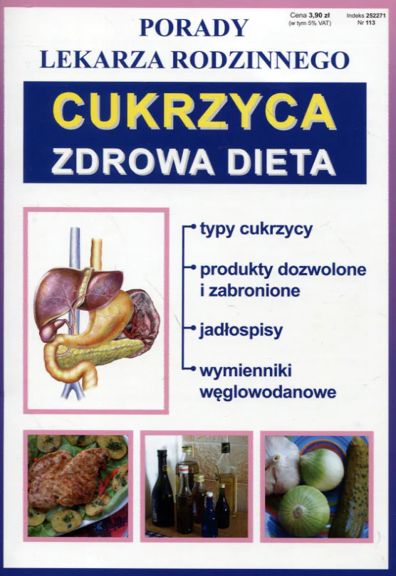 Książka - Cukrzyca. Zdrowa dieta. Porady lekarza rodzinnego