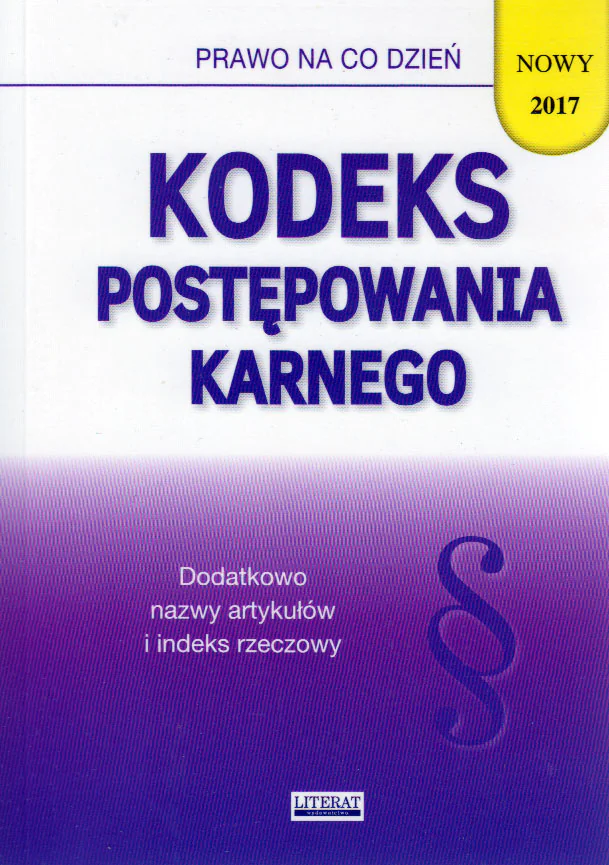 Książka - Kodeks postępowania karnego 2017