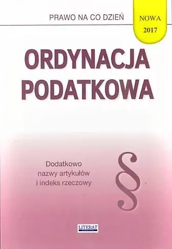 Książka - Ordynacja podatkowa