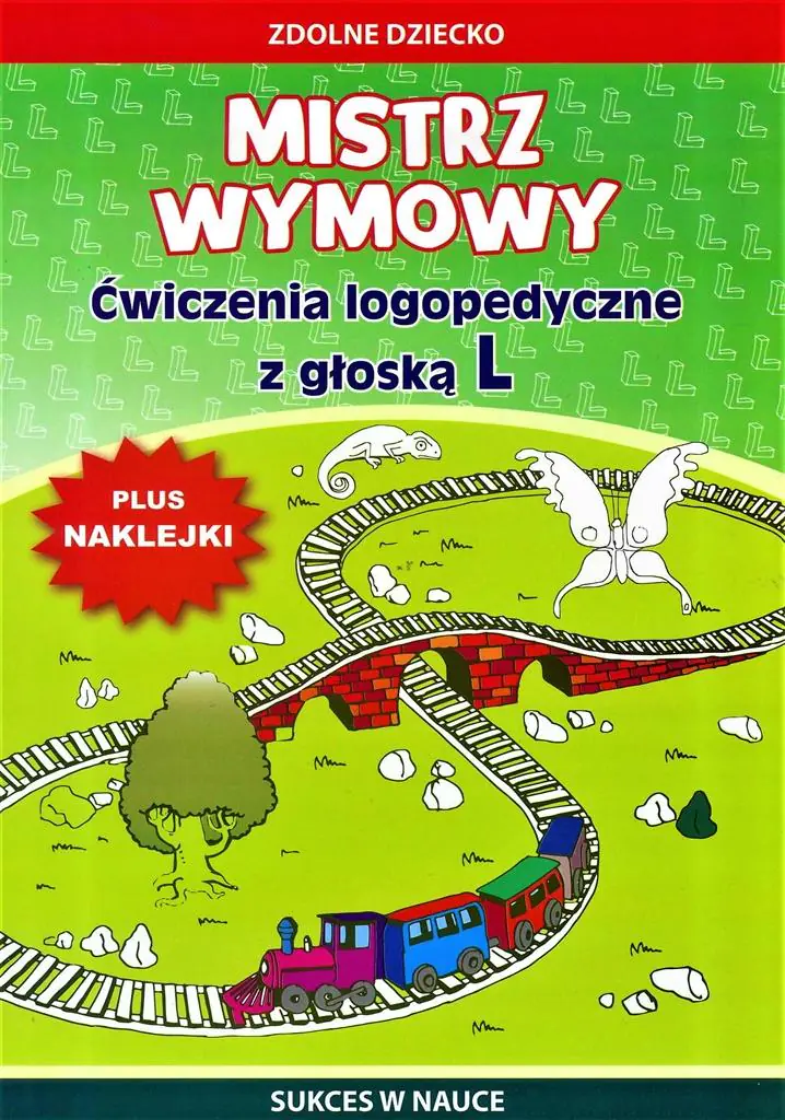 Książka - Mistrz wymowy. Ćwiczenia logopedyczne z głoską L + naklejki
