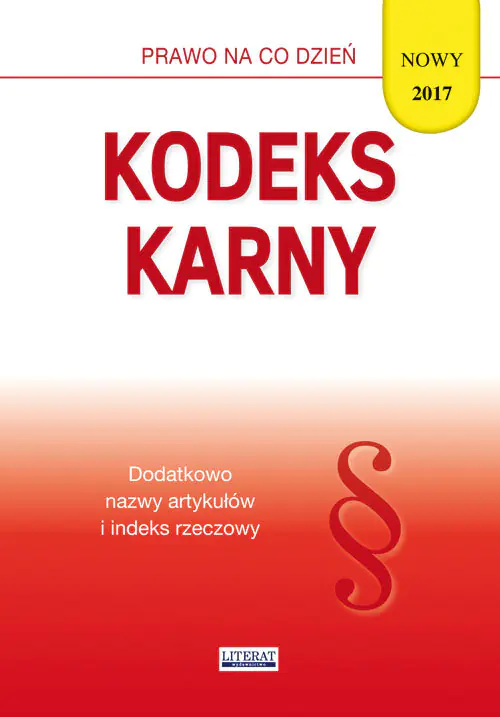 Książka - Kodeks karny 2017