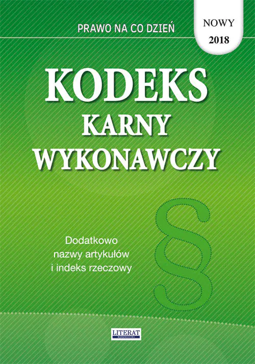Książka - Kodeks karny wykonawczy