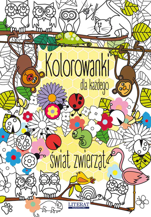 Książka - Kolorowanki dla każdego. Świat zwierząt