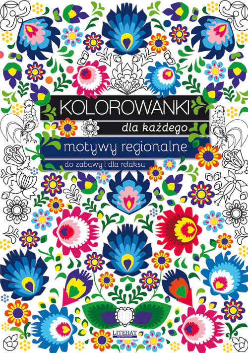 Książka - Kolorowanki dla każdego. Motywy regionalne do zabawy i dla relaksu