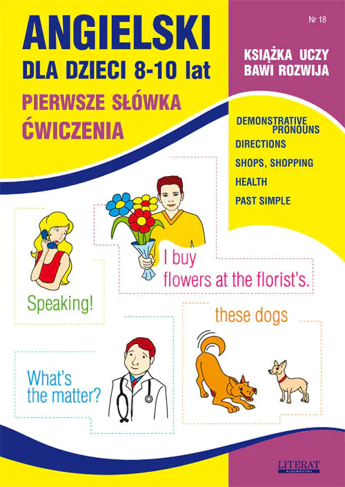Książka - Angielski dla dzieci z.18 8-10 lat  LITERAT