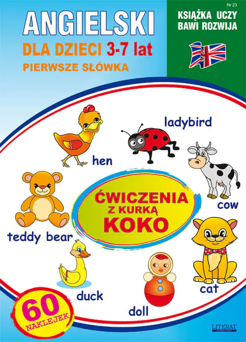 Książka - Angielski dla dzieci. Nr 23. 3-7 lat