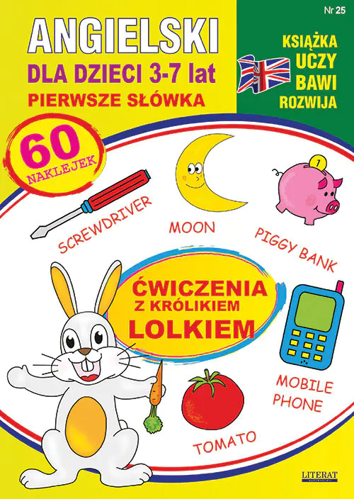Książka - Angielski dla dzieci 3-7 lat Nr 25 Pierwsze słówka