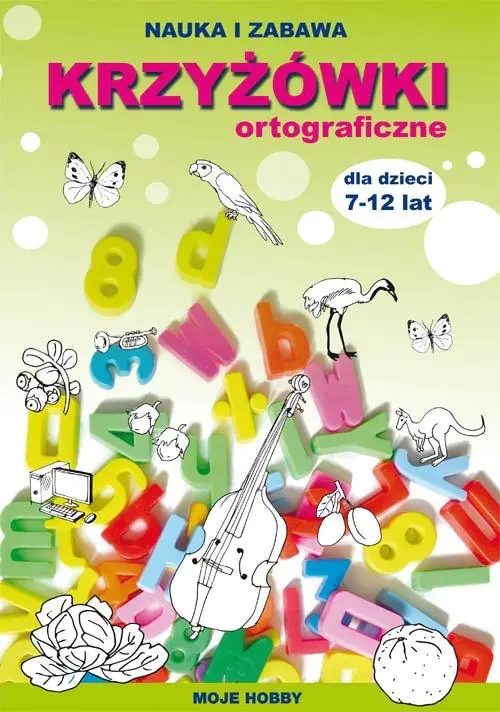 Książka - Krzyżówki ortograficzne dla dzieci 7-12 lat