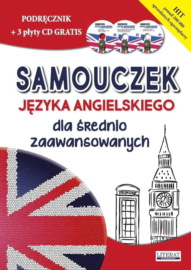 Książka - Samouczek języka angielskiego dla średnio zaawansowanych. Podręcznik + 3 CD