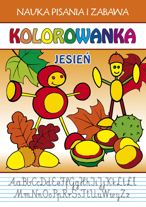 Książka - Kolorowanka. Jesień. Nauka pisania i zabawa