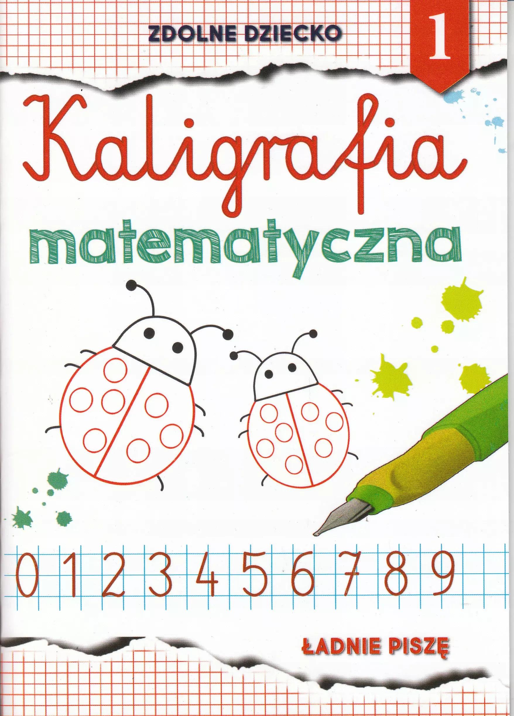 Książka - Kaligrafia matematyczna. Ładnie piszę