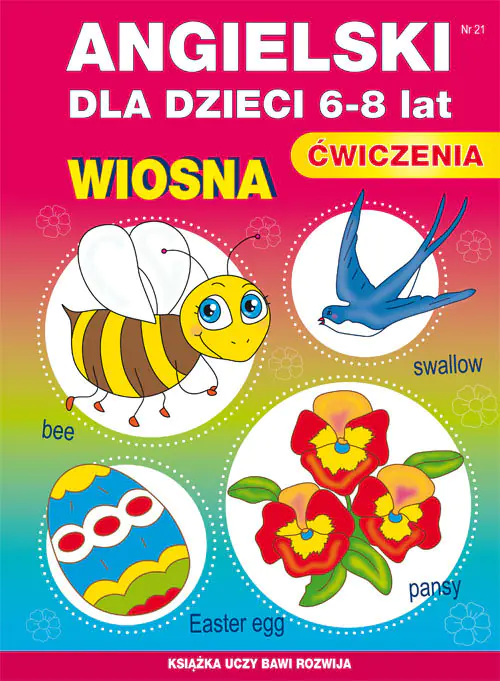 Książka - Wiosna. Angielski dla dzieci 6-8 lat. Ćwiczenia