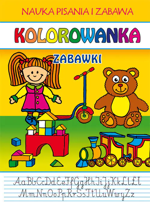Książka - Kolorowanka. Zabawki